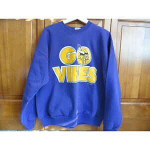 MN Vikings Vintage 1998 Crewneck Hanes Purple Sweatshirt - XL